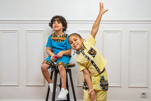 Ensemble Pantalon garçon Jaune ivoire (2-7ans)