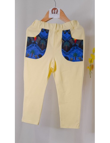 Pantalon CHANDU Jaune « Lune »