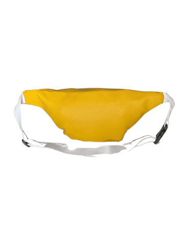 Sac banane Adultes et enfants en Similicuir Jaune et Wax