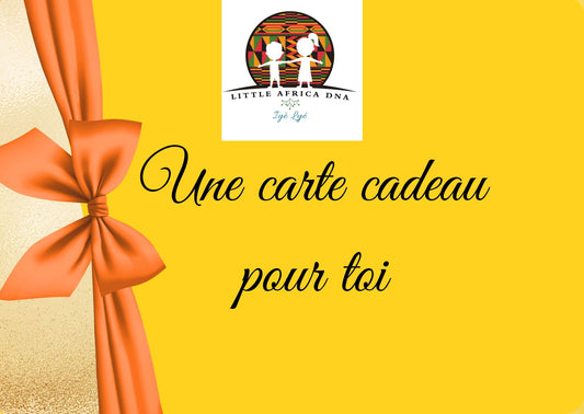 Carte Cadeau LITTLE AFRICA DNA