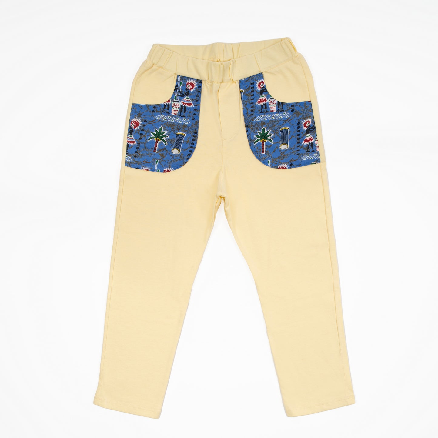 Ensemble Pantalon garçon Jaune ivoire (2-7ans)